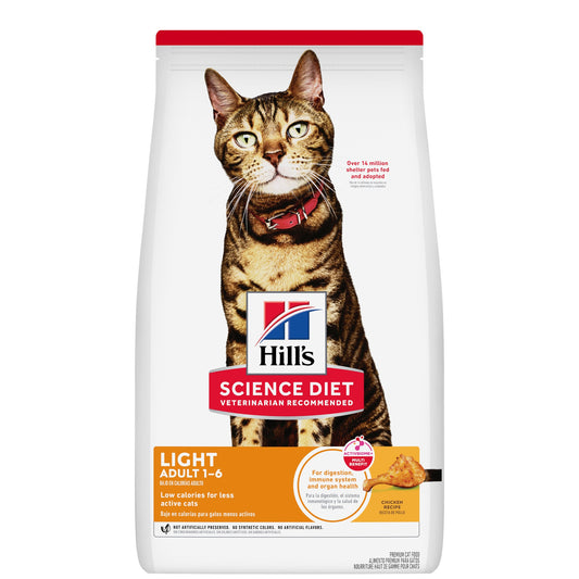 Hill's Gatos Adultos Light Chicken Recipe 3.2 kg