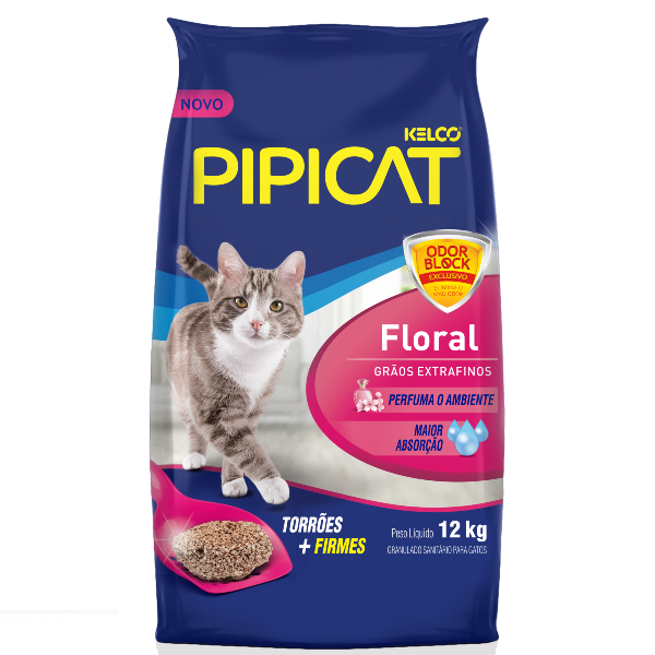 Sanitario Para Gatos Pipicat Floral 12 kg