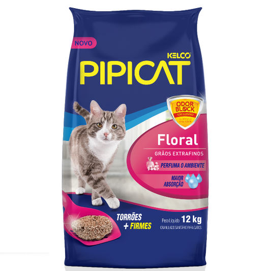 Sanitario Para Gatos Pipicat Floral 12 kg
